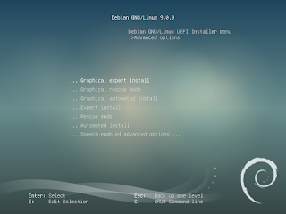 Menu Boot pada GNU/Linux Debian