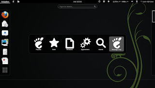 openSUSE 12.3 RC1 GNOME 3.6 Accessibility switcher