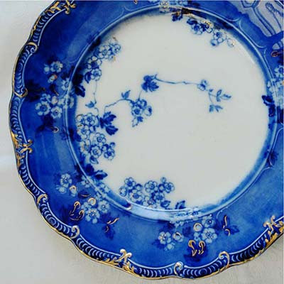 Jeanne Selep Flow Blue Lugano China