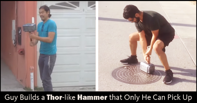 Science: A Thor-Like Hammer Builds By A Guy That Only He Can Pick Up