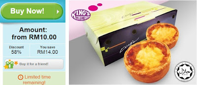 King's Confectionery Egg Tarts offer, Discount, KL