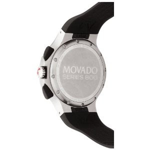 Movado Series 800 Black Thermoresin Strap Chronograph Men's 2600040 Watch
