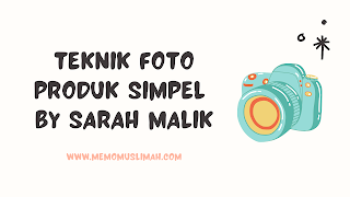 teknik foto produk simpel