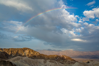 Rainbow Over Zabriskie Point, Death Valley National Park
