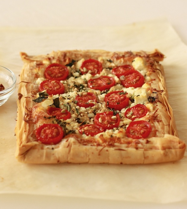 Flaky Tomato & Cheese Tart  Season with Spice