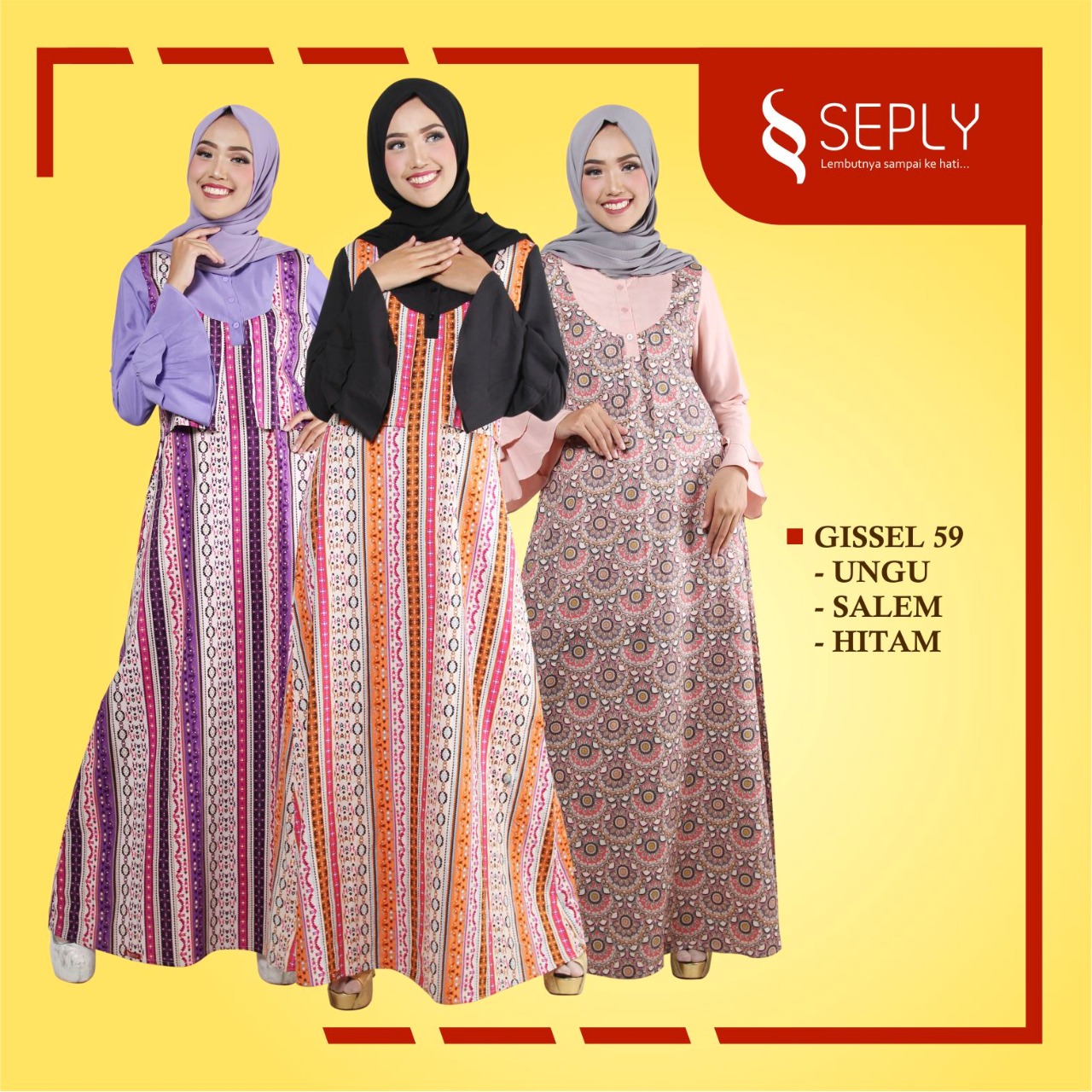 KOLEKSI BAJU  MUSLIM TERBARU SEPLY GISSEL 59