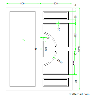 langkah 10 - buat rectangle sebagai handle