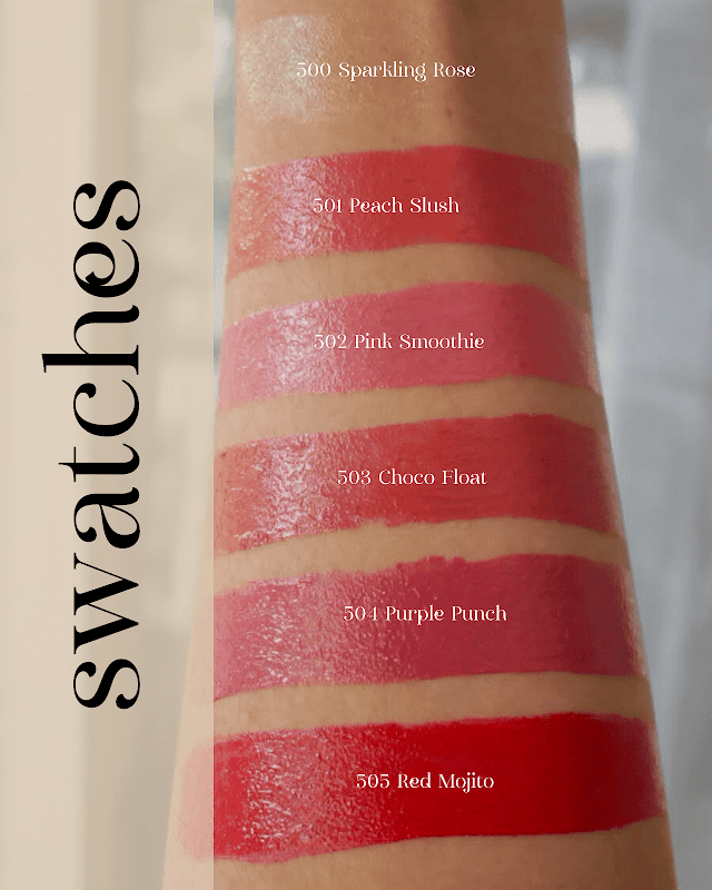 Red-A Lip Glo Color Balm Swatches