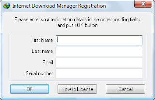 idm fix registration dialog