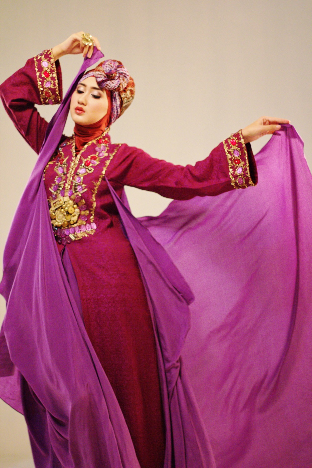 Gaun Pesta Muslim  Tutorial Hijab