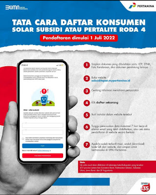 Alternatif daftar melalui website mypertamina