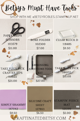 Betsy's Must Have Tools