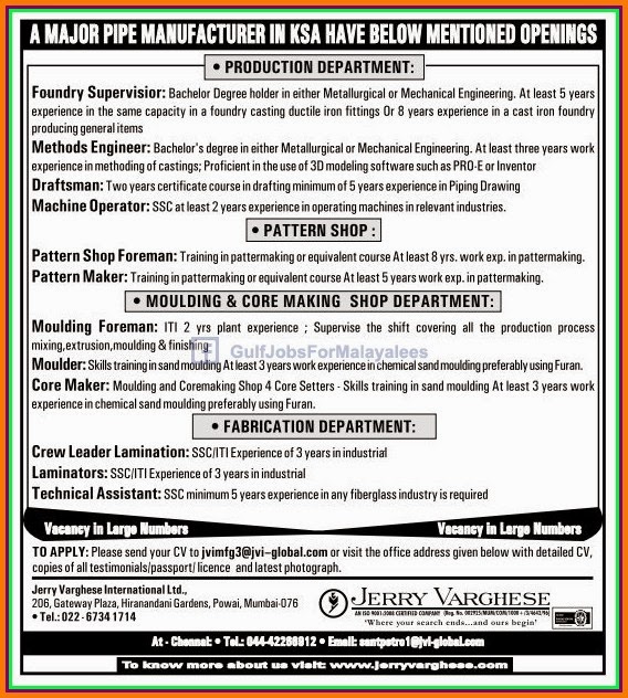 KSA Large Job opportuinities