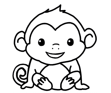  Cara Menggambar Monyet  Dengan Mudah Lengkap