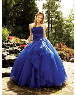 Perfect Blue Ball Gown