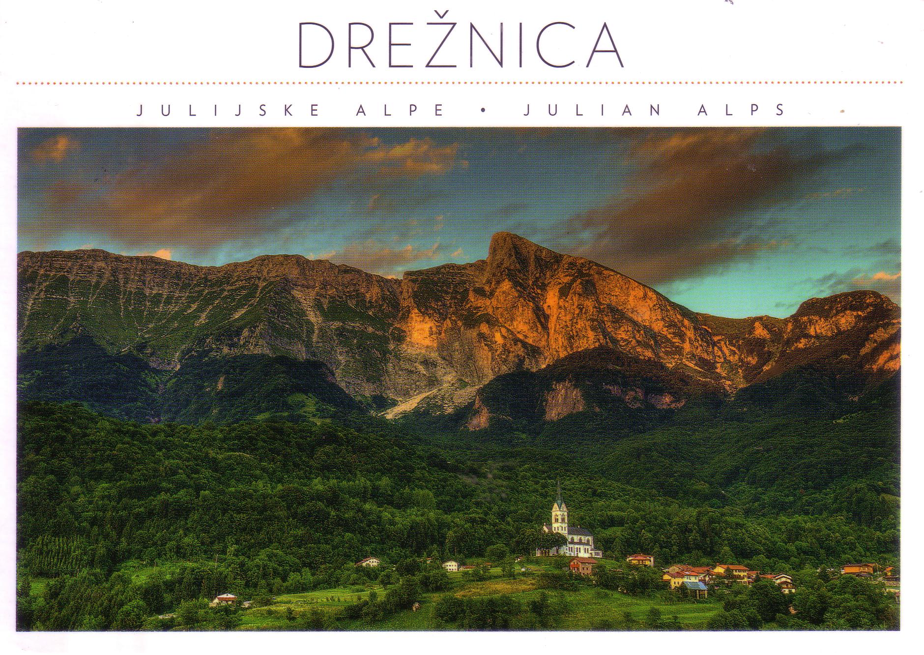 Old Postcard From Slovenia Limited Edition Stamps Collection