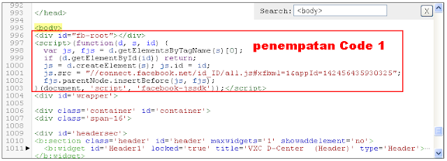 penempatan kode html