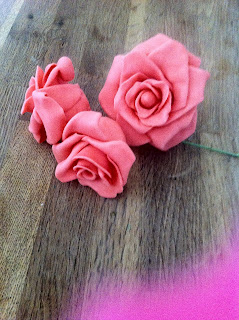 Bouquet of fondant Roses