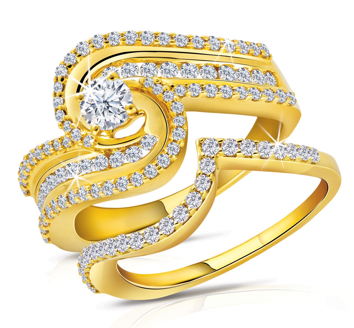  Latest  World Fashions Engagement  Gold  Rings 