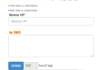 Cara SMS Gratis ke Semua Operator Via Internet