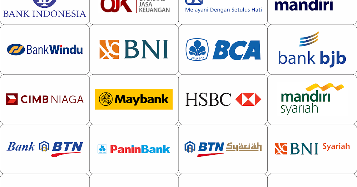 Kumpulan logo  logo  bank  di indonesia coreldraw vector