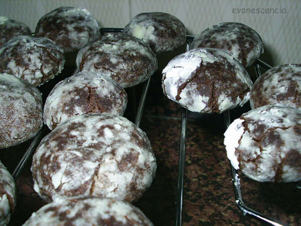 galletas negro y blanco