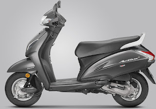 2018 Honda Activa 5G Matte Axis Grey Metallic Colour