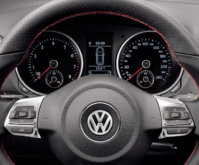 2010 Volkswagen Golf GTI adidas Gauges View