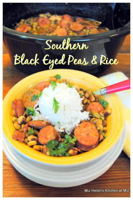 Slow Cooker Black Eyed Peas and Rice at Miz Helen's Country Cottage