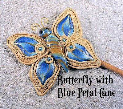 polymer clay butterfly