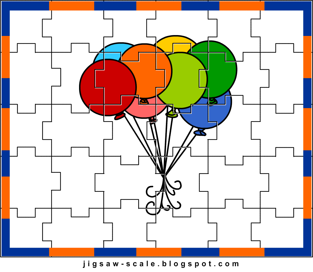 printable jigsaw puzzle for kids balloons jigsaw