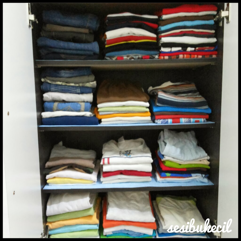 sesibukecil Projek DIY  Menceriakan Almari Baju  Anak