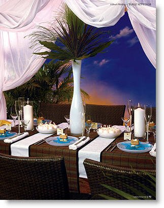 Summer wedding reception decoration ideas