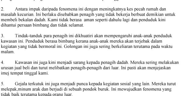 Surat Aduan Kerosakan Lampu Jalan