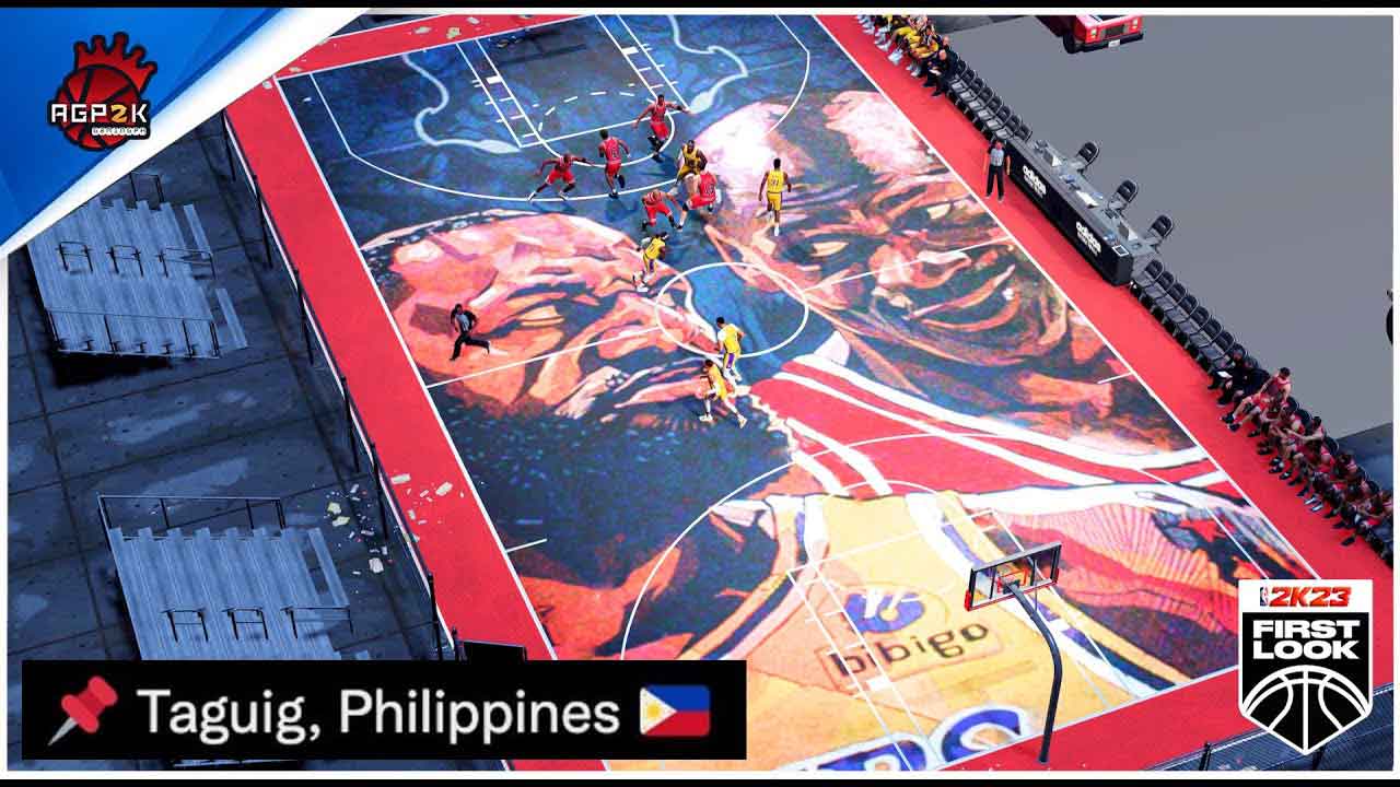 NBA 2K23 Philippines Tenement Basketball Court