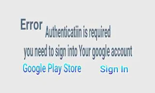 Cara mengatasi akun google di play store error