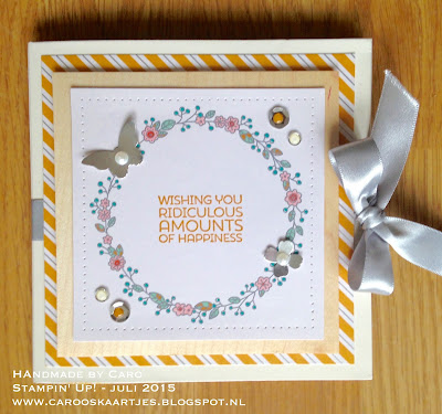 Handmade by Caro - Stampin' Up! juli 2015 - www.carooskaartjes.blogspot.nl - carooskaartjes@hotmail.nl