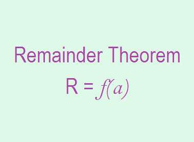 Remainder Theorem