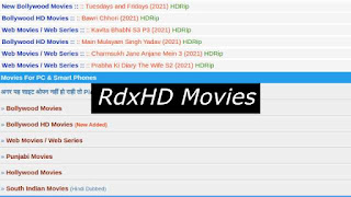 RdxHD Movies Website: Download Bollywood, Telugu, Hollywood, HD Movies Online!