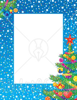 Free Christmas Tree Border