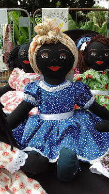 boneca preta de pano, 45 cm feita com muito amor e dedicação, Imani Anna