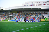 Partido del Barakaldo con el Sporting B