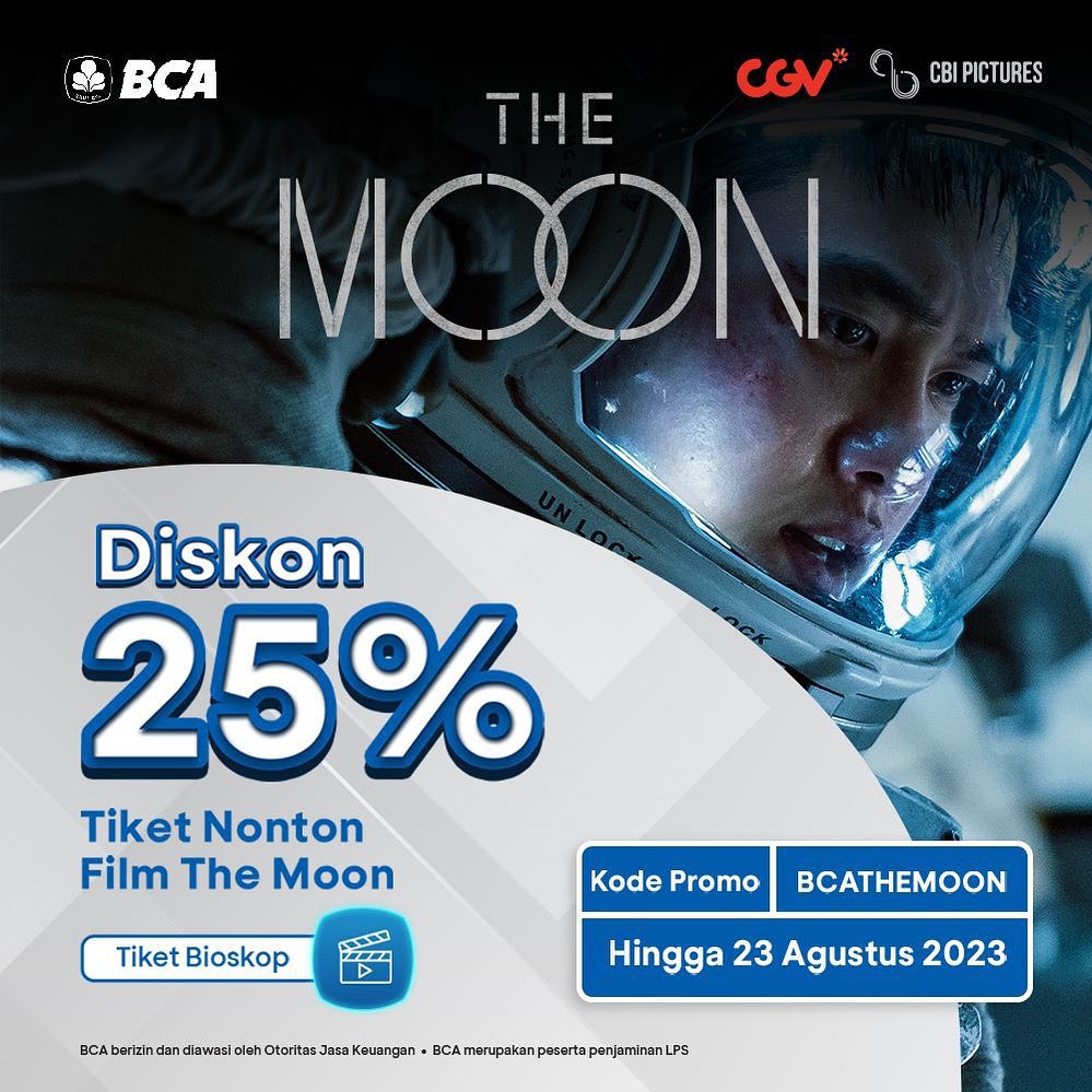 Promo CGV CINEMA DISKON 25% TIKET FILM THE MOON via FITUR LIFESTYLE BCA di BCA Mobile