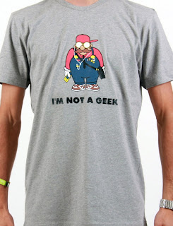 T-shirt I'm not a geek otaku