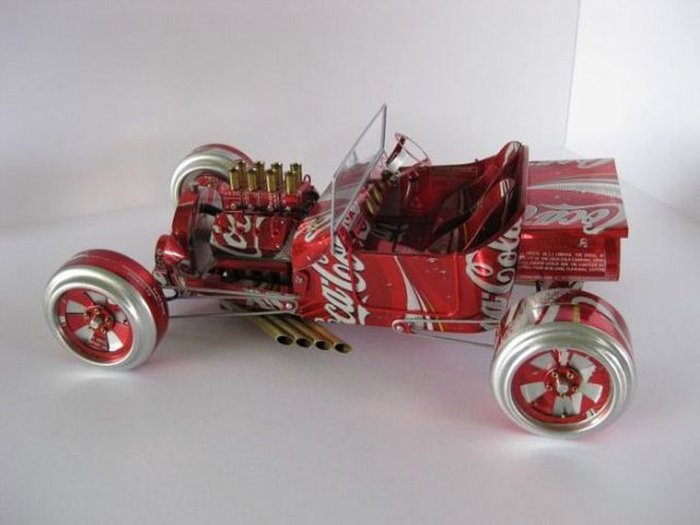 Cars from beer cans