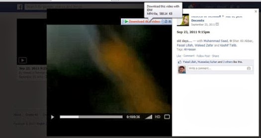 Download Facebook Videos using IDM