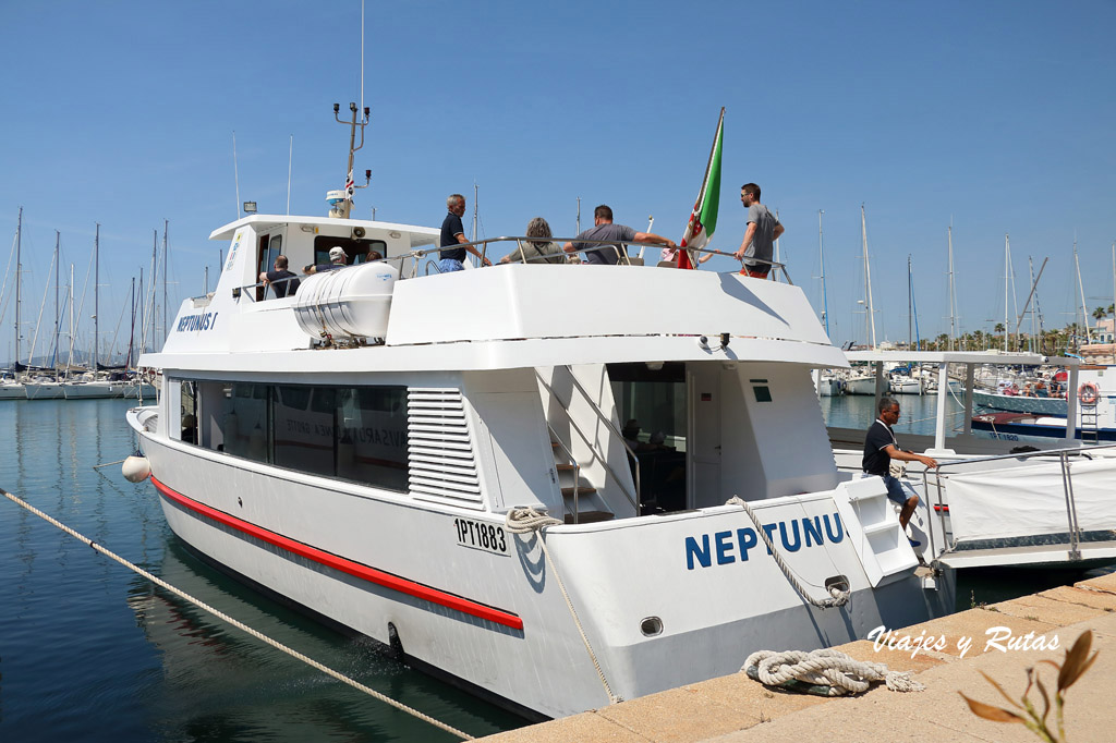 Barco a la Gruta de Neptuno, Alghero