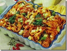 Tagliatelle con sugo di polpette