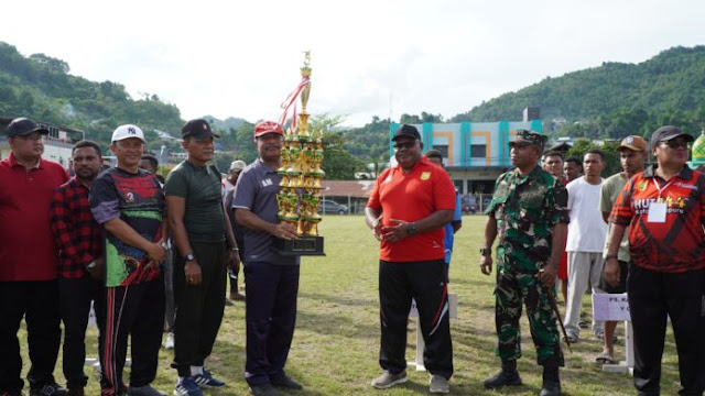 Pemkot Jayapura Gelar Turnamen Sepak Bola Antar Kampung Jelang HUT Kota ke-114