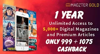 Magzter Gold 1 Year Subscription 999 Offers ki Jankari